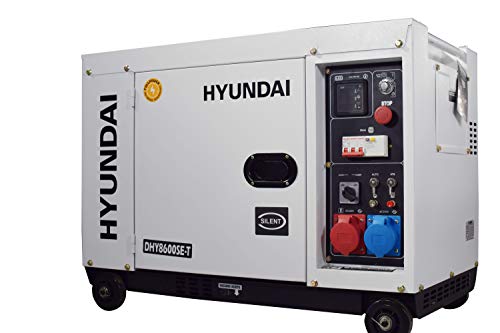 HYUNDAI HY-DHY8600SE-T Generador Diésel Insonorizado Full Power