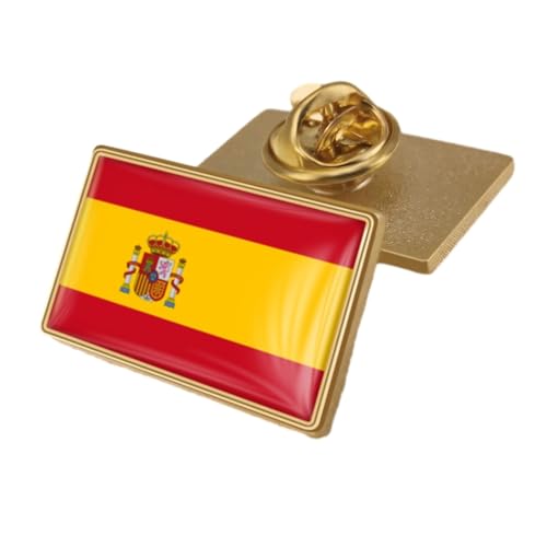 Insignia De Pin De La Bandera De España - Broche De Solapa De La Bandera De España Recuerdo Regalo De Novedad Nacional Pin De Corbata De Solapa Accesorio De Insignia Regalos De Fiesta Para Camisa