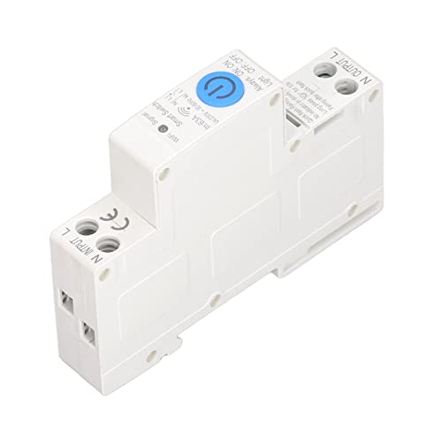 Interruptor de Disyuntor Inteligente 1P 40A con Función de Medición para Control Remoto de Teléfono Móvil Tuya ZigBee AC230V Ahorro de Energía para Electrodomésticos