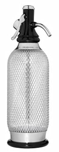 iSi 1060 Sodamaker Classic, 1,0 L, burbujeador de agua para agua con gas, burbujeador con botella PEN de malla de acero inoxidable, dióxido de carbono para agua, 106001
