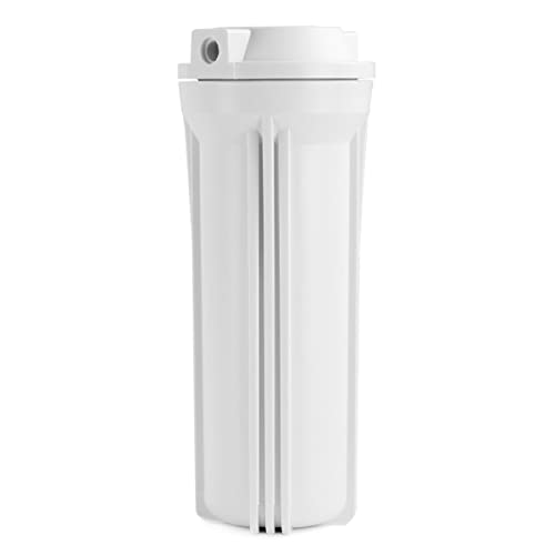 iSpring HW12 - Carcasa de filtro de agua para sistemas de ósmosis inversa de cartuchos de 25,4 x 6,3 cm, 1 unidad, color blanco