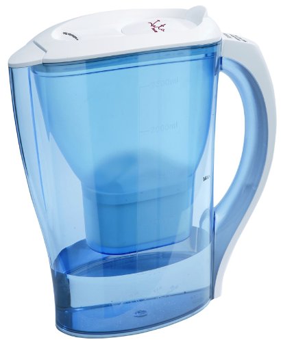 Jata JH01 - Jarra filtradora de agua de 2,5 litros, Con filtro iónico, Mejora la calidad y el sabor del agua, Apta para la puerta del frigorífico