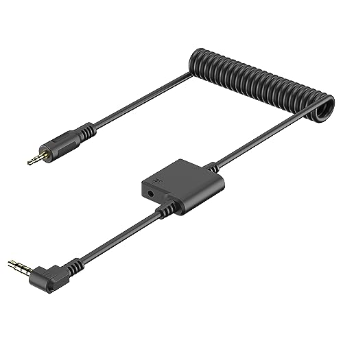 JJC Cable de Conexión de Liberación de Obturador para Cámara Sin Espejo Sigma fp, fp L (Función Remota y de Micrófono Externo Simultáneamente)