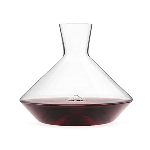 JOSEPHINE Decantador – Brillante | Decantador soplado a mano | Diseñado por Kurt Josef Zalto | Este decantador de cristal está diseñado para botellas de vino de 0,75 l.