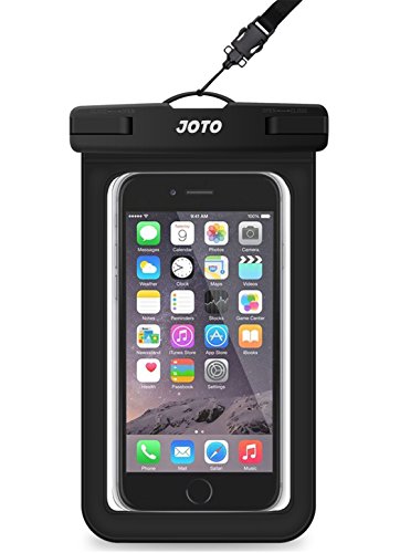 JOTO Funda Impermeable para teléfono Celular para iPhone 11 Pro MAX XS MAX XR X 8 7 6S Plus SE, Galaxy S20 Ultra S20+ S10 Plus S10e S9 Plus S8/Note 10+ 9, Pixel 4 XL hasta 6.9 Pulgadas, Color Negro