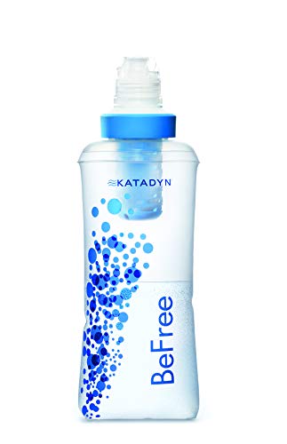 Katadyn BeFree - Filtro de agua de 0,6 L, flujo rápido, membrana EZ Clean de 0,1 micras para deportes de resistencia, camping y mochilero