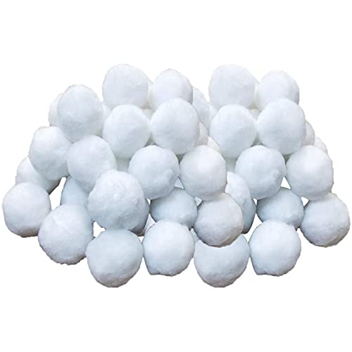 KATELUO Bola de Filtro de Piscina,Filtros,Bolas del Filtro de Arena del Cuarzo,Filtro de la Piscina,700g Filter Balls Alternative para 25 KG Filtro de Arena. (Blanco)