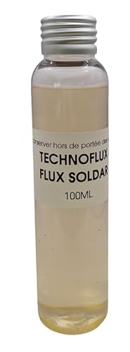 KD89 Technoflux Soldar - Soldar Fluido para soldar oro, plata, cobre, latón, limpia y protege contra la oxidación, beige, 100ml