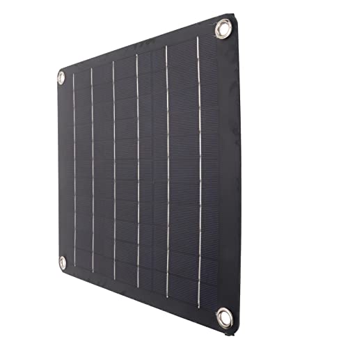 Kit de Panel Solar, Controlador de Almacenamiento de EnergíA de 100 A, Batería Móvil de 10 W para Paneles Solares Policristalinos Mate de 18 V