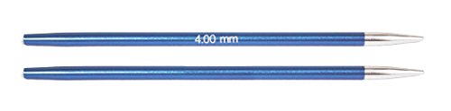 KnitPro Zing Normal, de Aluminio de Tejer Circulares Intercambiables, Multicolor, 4,00 mm