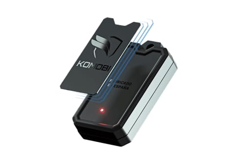 KOMOBI Llavero Inteligente para Moto. Evita Falsas Alarmas, Sistema de Reconocimiento del Dueño, Carga Fácil, Resistente al Agua. Tu Tranquilidad y Seguridad en la Palma de Tu Mano.