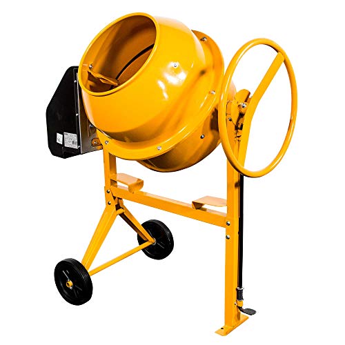 Kompak KP-HK136 - Hormigonera (125 L), color amarillo