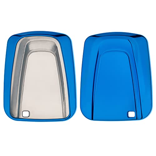 kwmobile Funda Compatible con BMW Llave de Coche Smart Key de 4 Botones - Carcasa Suave de TPU - Cover de Mando y Control de Auto en Azul Brillante