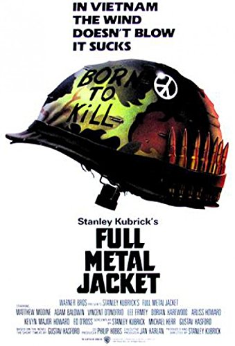 La Chaqueta Metálica Póster Adam Baldwin Por Stanley Kubrick Cartel 98x68 cm