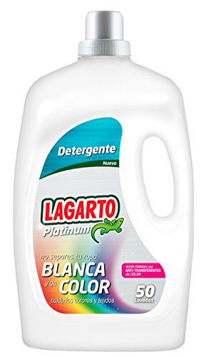 Lagarto Platinum Detergente Liquido Lavadora - pack 4 botellas