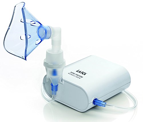 Laica NE3001 Inhalador-Nebulizador a pistones para niños y mayores, silencioso y muy fácil de usar, para cualquier tipo de medicamento