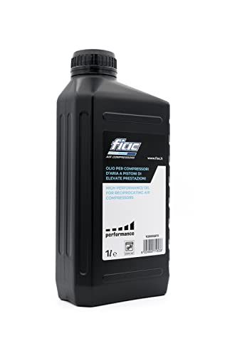Lata de 1 litro de aceite lubricante para compresores de pistón FIAC Performance Oil