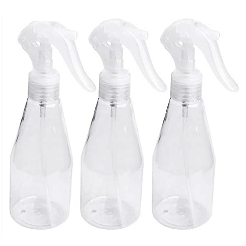 LATRAT - Lote de 3 frascos vaporizadores vacíos de plástico, vaporizador fino para jardín, planta, limpieza, peluquería, atomizador para viaje, limpieza, jardinería, cosméticos