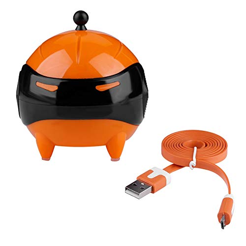 Lavadora Automática de Lentes de Contacto USB Cubierta de Bola de Lentes de Contacto Portátil Lavadora USB Limpiador Automático de Lentes de Limpieza (Naranja)
