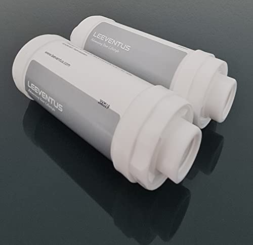 LEEVENTUS - 2 filtros de iones de primera calidad para inodoros de ducha. Fabricado en Corea.