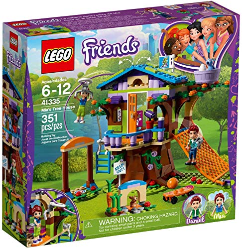 LEGO Friends - Casa en el Árbol de Mia, Juguete de Construcción con Mini Muñecas, Monopatín para Niñas y Niños de 6 a 12 Años (41335)