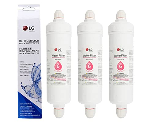 LG ADQ73693901 cartucho de filtro de agua para refrigerador de repuesto con ajuste a presión (3)