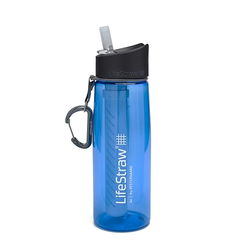 LifeStraw Go 2-stage, Filter Bottle Unisex Adulto, Azul (Blue), M