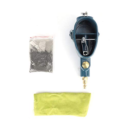 Limpiador de bujías neumático, herramienta de limpieza de chorro de arena de aire para coche con abrasivo + bolsa de almacenamiento