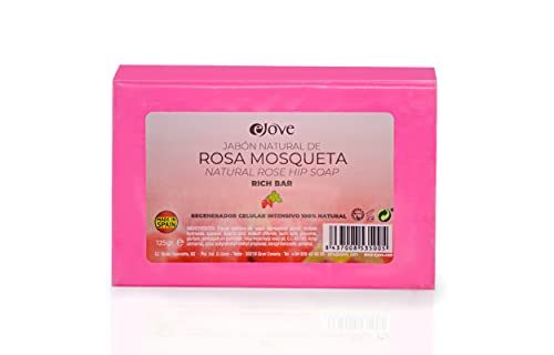 Limpiador facial rosa mosqueta - Jabon de manos - para cicatrices, limpieza - Exfoliante - corporal