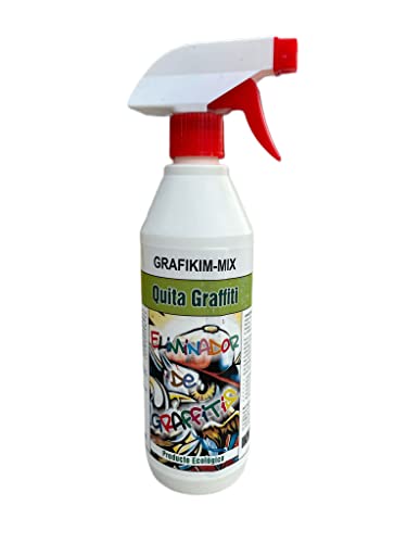 Limpiador Spray Quita Graffiti • Elimina Pintura de Todo Tipo de Superficies • Fórmula Fuerte y Eficaz • Producto ecologico