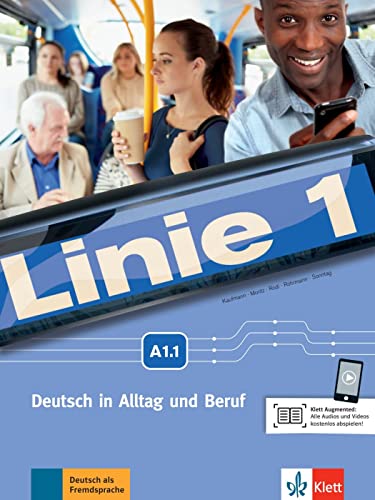 Línea 1 A1.1 Alemán en la vida cotidiana y en el trabajo. Curso y cuaderno de ejercicios con audios y vídeos (Línea 1 Alemán en la vida cotidiana y en ... y cuaderno de ejercicios A1.1 (SIN COLECCION)