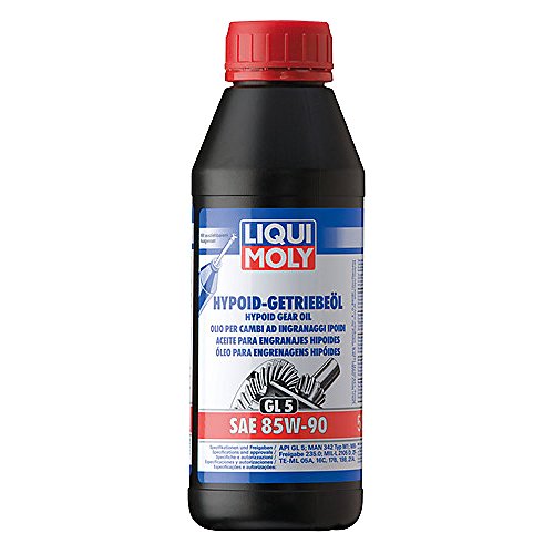 LIQUI MOLY Aceite para engranajes hipoides (GL5) SAE 85W-90 | 500 ml | Aceite de engranajes | Aceite hidráulico | 1404