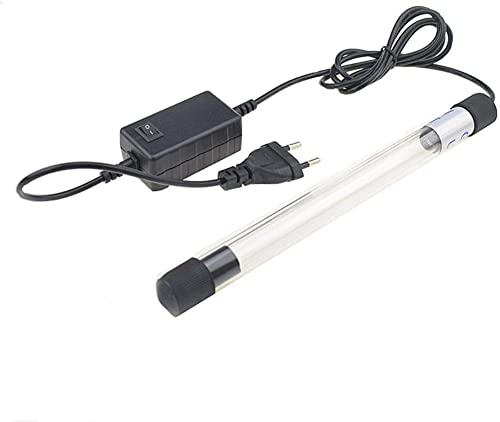 Luz LED para tanque de peces Alnicov, luz LED para acuario, lámpara esterilizadora UV sumergible para acuario, luz LED sumergible subacuática de 220V y 13W