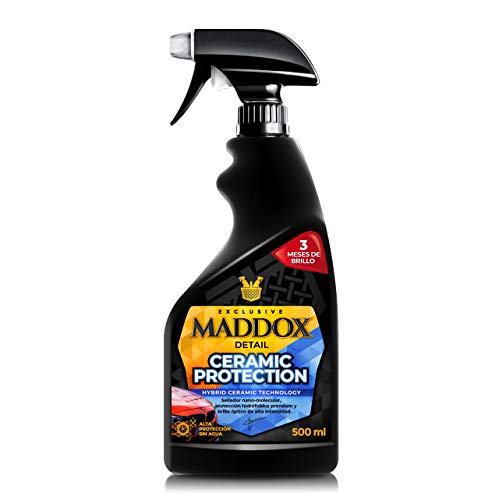 Maddox Detail - Ceramic Protection 500ml | Tratamiento Cerámico Profesional para Coches | Protección Hidrofóbica para Pintura de Coche | Sella, Deja un Brillo Intenso y Protege 3 Meses