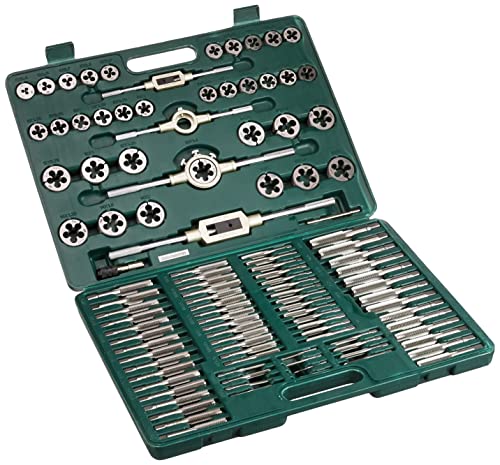Macho de roscar de 7 piezas, M3, M4, M5, M6, M8, M10, M12, juego de roscas  de rosca de rosca y herramienta de matriz de acero, roscado de tubería para
