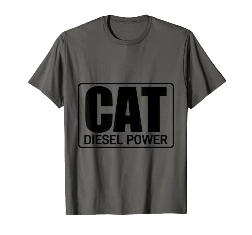 Maquinaria de construcción CAT Me encanta diesel Power Conductor Maquinista Camiseta