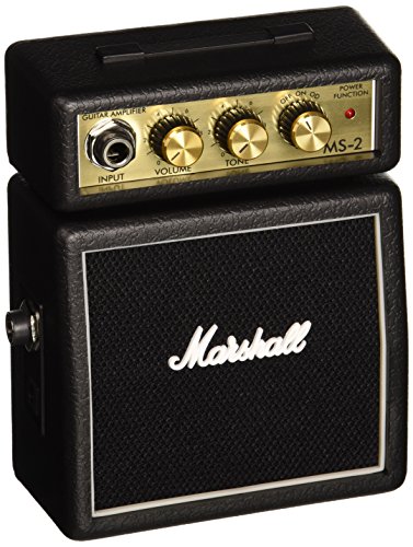 Marshall MS-2 - Amplificador para guitarra (2W, 6.3 mm), color negro