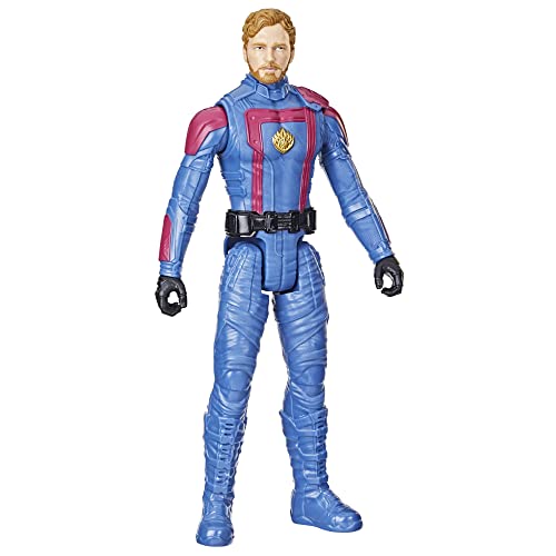 Marvel - Guardianes de la Galaxia Vol. 3 - Titan Hero Series - Figura de acción de Star-Lord - Juguete de superhéroes para niños y niñas a Partir de 4 años