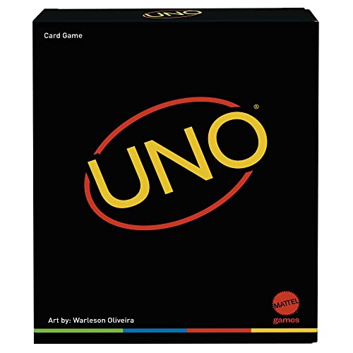 Mattel Games Juego de cartas UNO Minimalista, juego de mesa con diseño minimalista (Mattel GYH69)