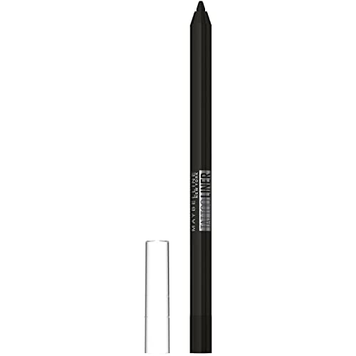 Maybelline New York Tattoo Liner, Lápiz De Ojos Semi-permanente, Waterproof, No Transferible, Tono:, Gris Oscuro, 3 Gr, 971 Soft Granite