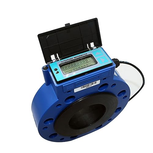 Medidor de agua ultrasónico sándwich Digital DN80, medidor de flujo for riego agrícola con protección IP68 RS485 y Mbus (Color : DN80, Size : 1)