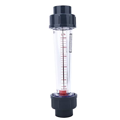Medidor de flujo de líquido de agua, medidor de caudal de líquido LZS-25 (D), instrumento de medidor flujo alta precisión, herramienta de medición de flujo de tubo de plástico ABS de 250~2500L
