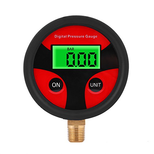 Medidor de presión digital de neumáticos de 0-200 PSI, medidor de presión de aire de neumáticos Keenso para coche, camión, motocicleta