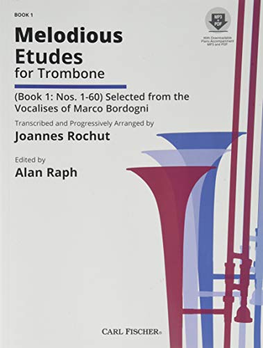 Melodious etudes 1 trombone +cd