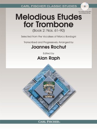 Melodious etudes 2 trombone +cd