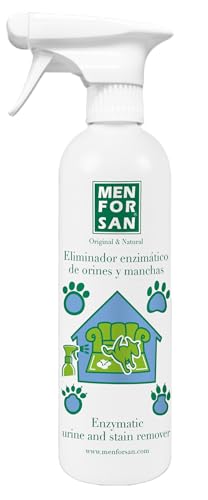 MENFORSAN Eliminador Enzimático de Orines y Manchas Mascotas, Sin fragancia, Incoloro, 500 ml
