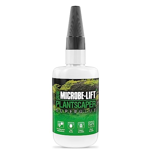MICROBE-LIFT Plantscaper - Adhesivo para musgos y plantas en acuarios de agua dulce, adhesivo instantáneo, adhesivo para acuarios, paisajismo acuático, alto rendimiento