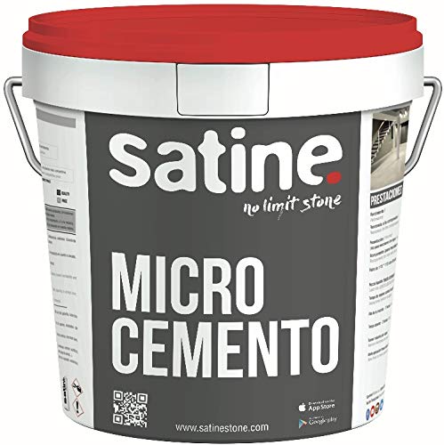 Microcemento Monocomponente acabado Rústico Satine 20 kg (48)