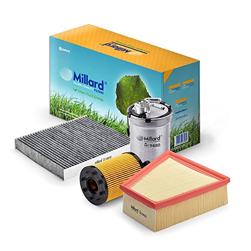 Millard Filters MZ-3013 - Kit de filtros para Cordoba 3, Ibiza 4, Fabia 1 o Polo 4