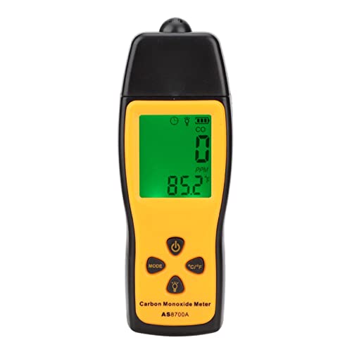 Monitor de medidor de monóxido de carbono Probador de gas de con rango de medición 0~1000PPM CO de Detector de fugas de CO digital Analizador de gas profesional portátil